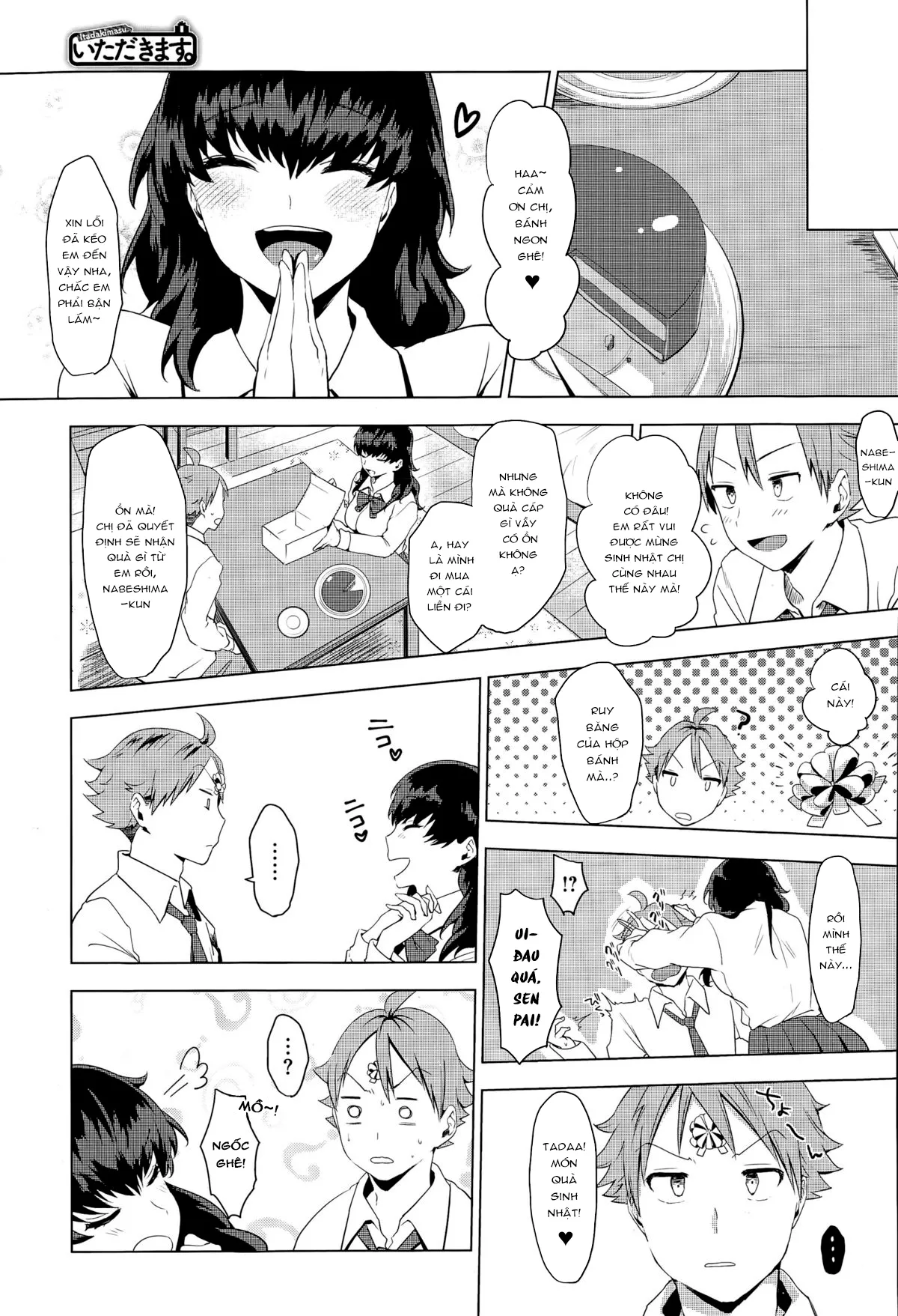 HentaiVN.net - Ảnh 9 - Itadakimasu. - Chap 1