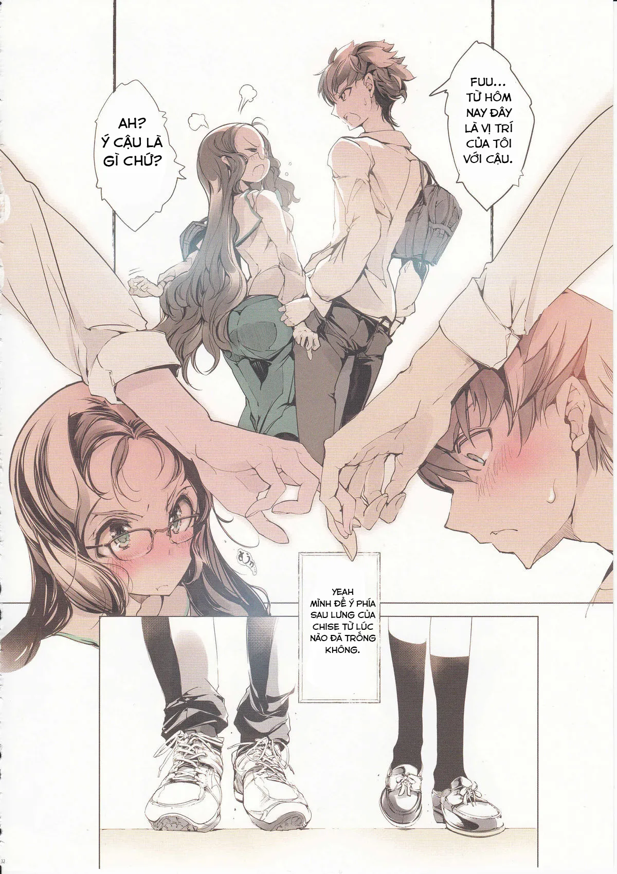 HentaiVN.net - Ảnh 32 - Vị Trí Của Đôi Ta [Shoujo Najimi] - Chap 1