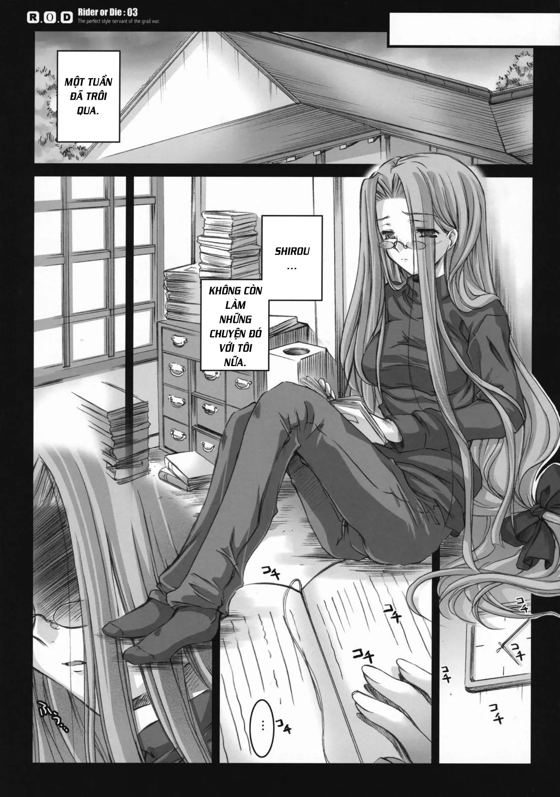 HentaiVN.net - Ảnh 4 - R.O.D 3 -Rider or Die 3- (Fate/Hollow Ataraxia) - Chap 1