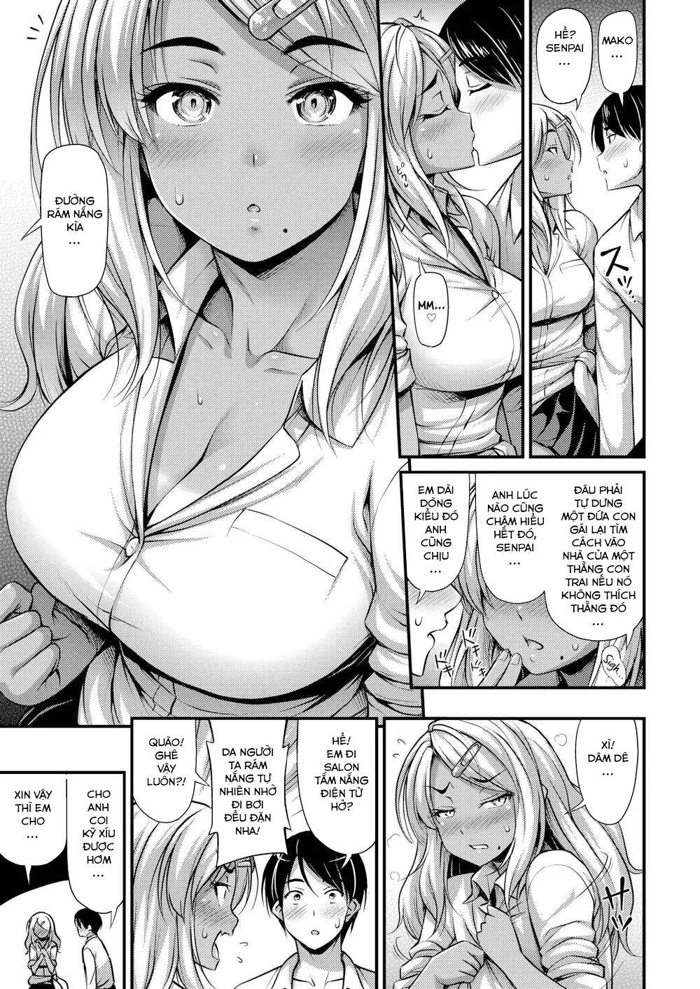 HentaiVN.net - Ảnh 6 - Ý Trời Bảo Anh Lấy Em Làm Vợ Đó! [Mako-chan Isn’t What She Seems] - Chap 1