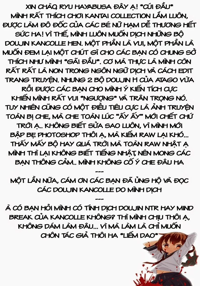 HentaiVN.net - Ảnh 9 - Chou Chou Chou Dokyuu (Kantai Collection) - Chap 1