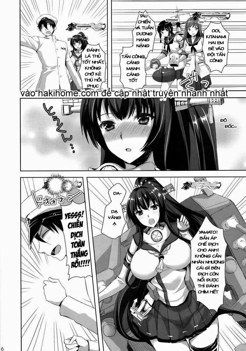 HentaiVN.net - Ảnh 2 - Chou Chou Chou Dokyuu (Kantai Collection) - Chap 1