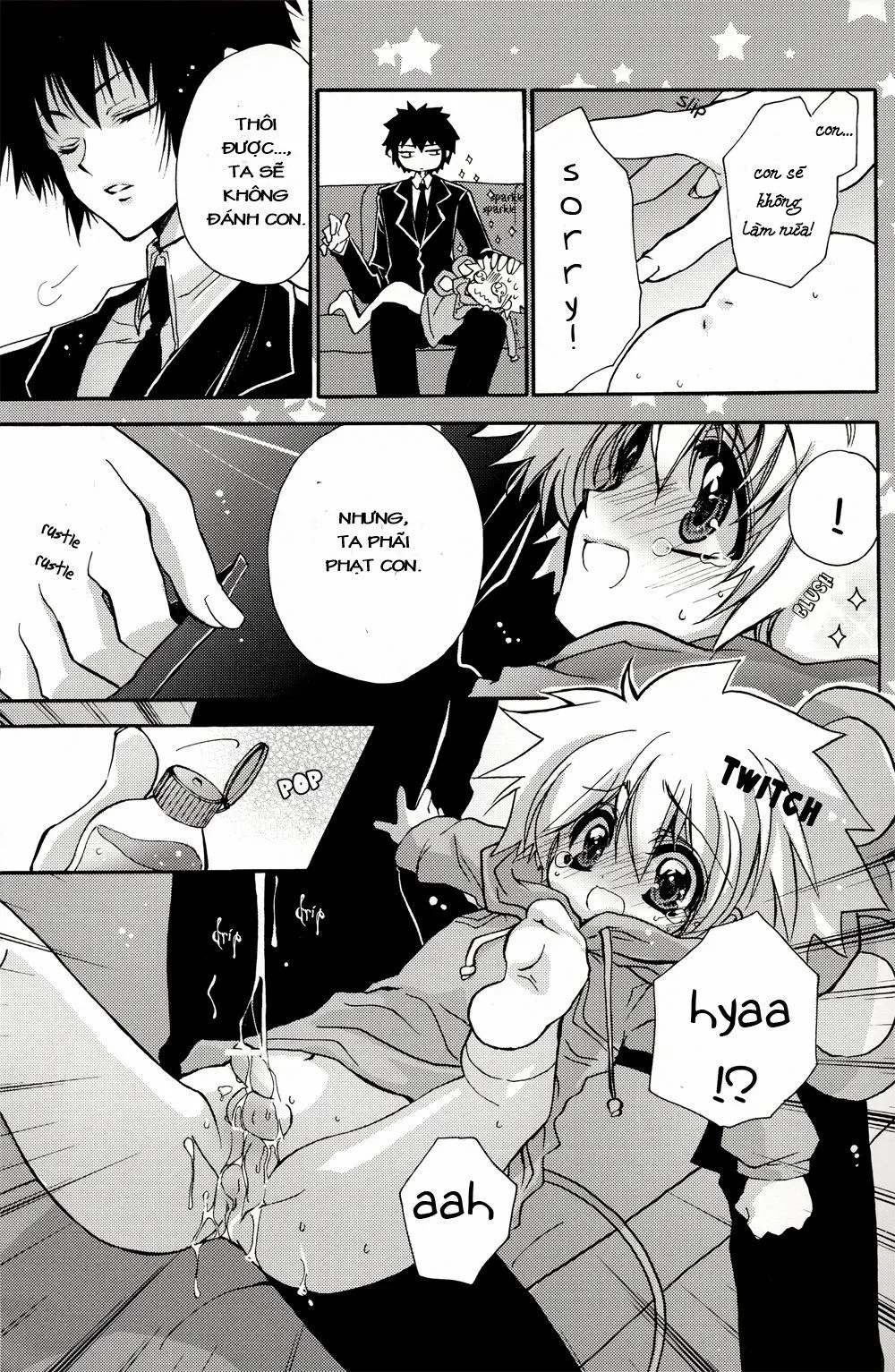HentaiVN.net - Ảnh 10 - Chimichimi Tsu-kun! Kosodate Funtoki (Katekyo Hitman Reborn!) - Chap 1
