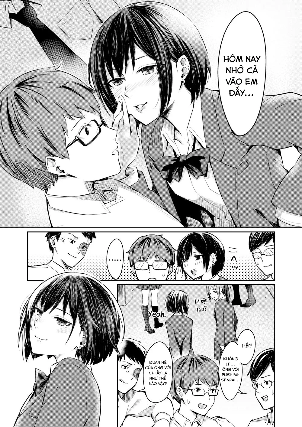 HentaiVN.net - Ảnh 4 - Honto no Kanojo wa Kakiarawasenai - Chap 1