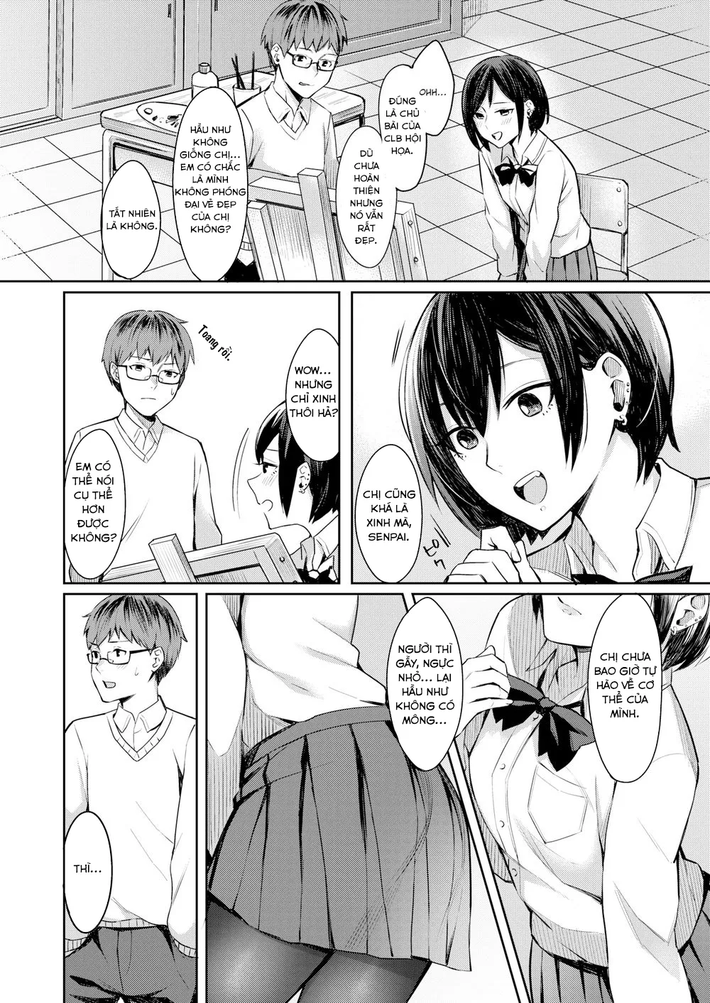 HentaiVN.net - Ảnh 7 - Honto no Kanojo wa Kakiarawasenai - Chap 1