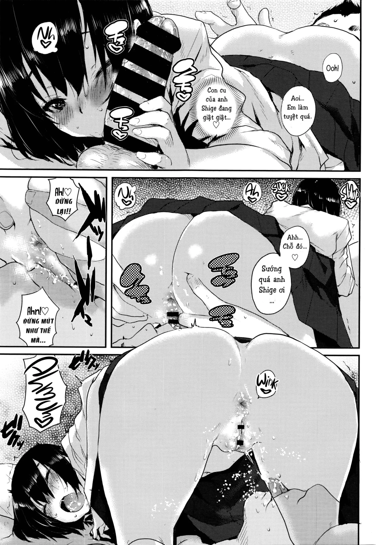 HentaiVN.net - Ảnh 14 - Pháo hoa [Senkou Hanabi; Sparklers] - Chap 1