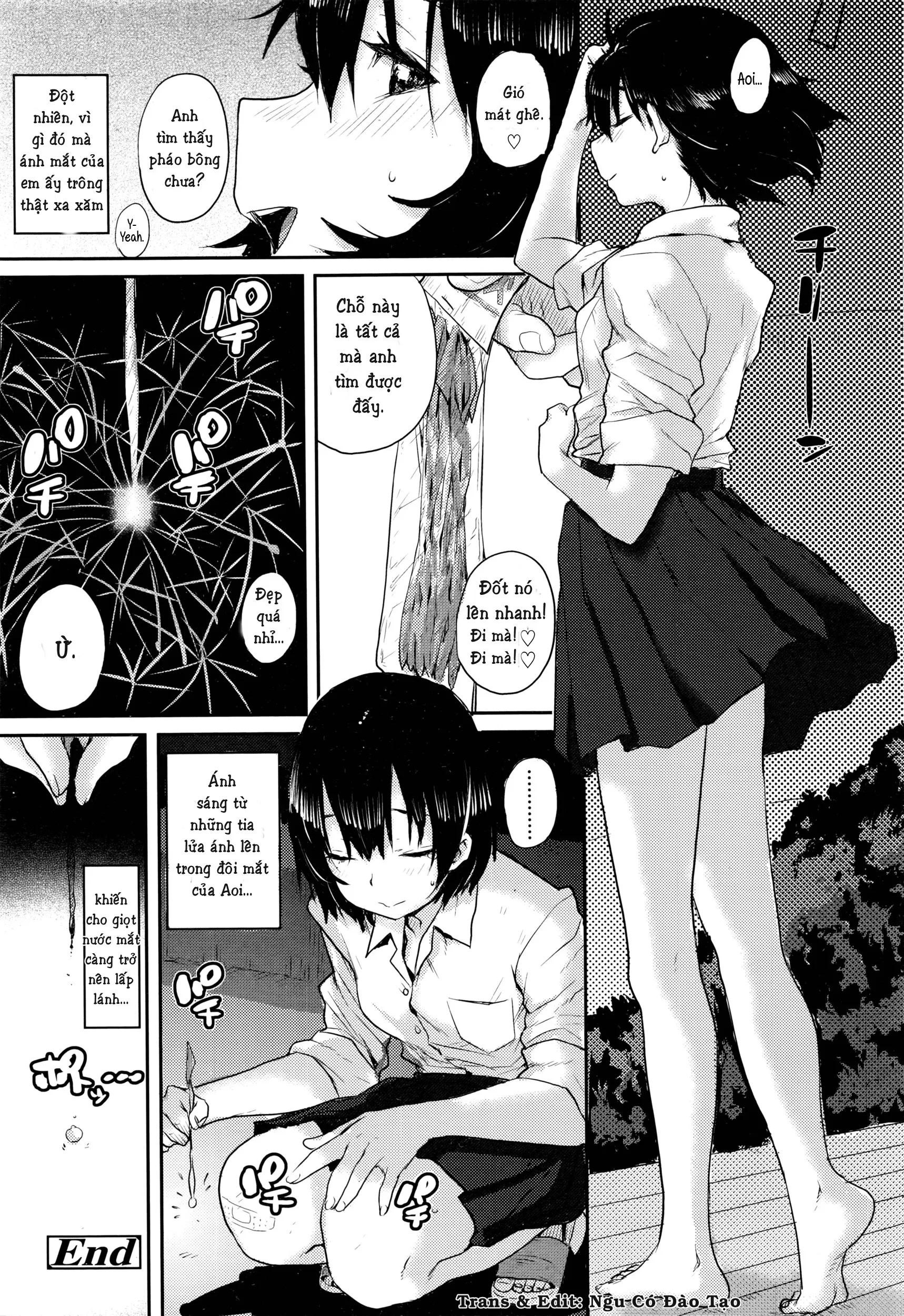 HentaiVN.net - Ảnh 21 - Pháo hoa [Senkou Hanabi; Sparklers] - Chap 1