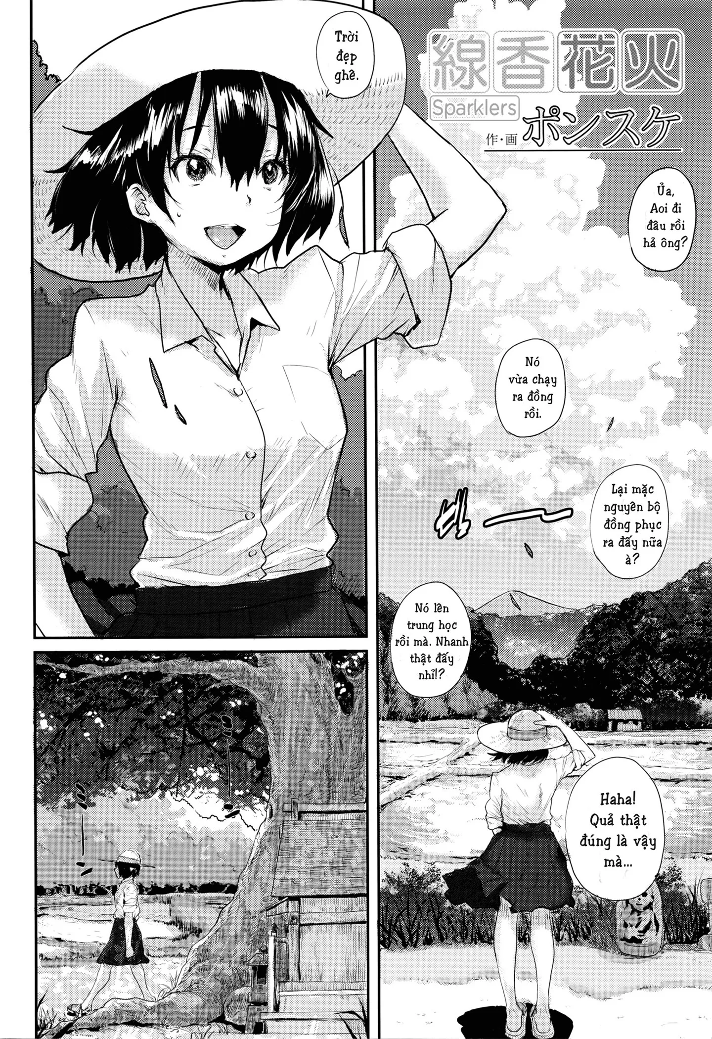 HentaiVN.net - Ảnh 3 - Pháo hoa [Senkou Hanabi; Sparklers] - Chap 1