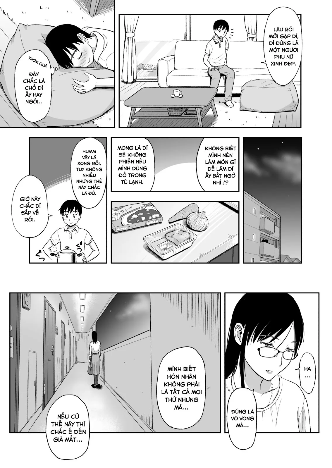 HentaiVN.net - Ảnh 5 - Konkatsu ni Hagemu Oba wa Oi ni Motomerarete Choppiri Ureshii. - Chap 1