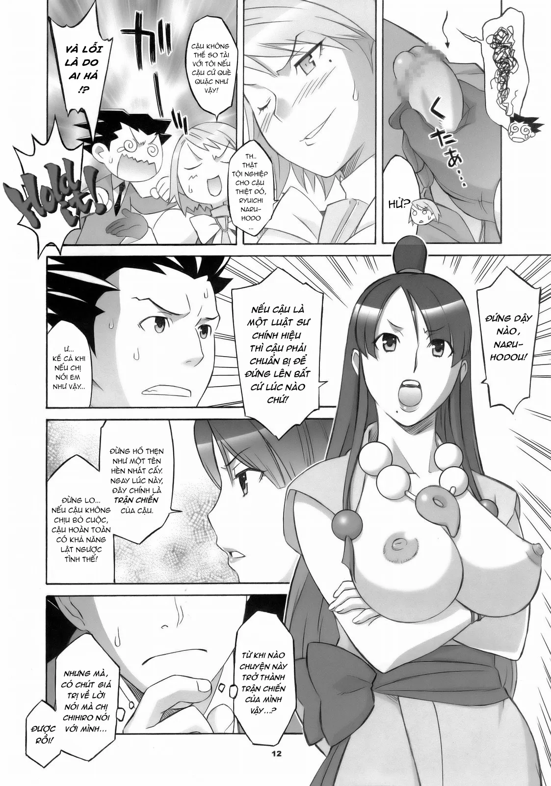 HentaiVN.net - Ảnh 6 - Cuộc chơi trước phiên toà [Gyakuten Shainban] - Chap 1