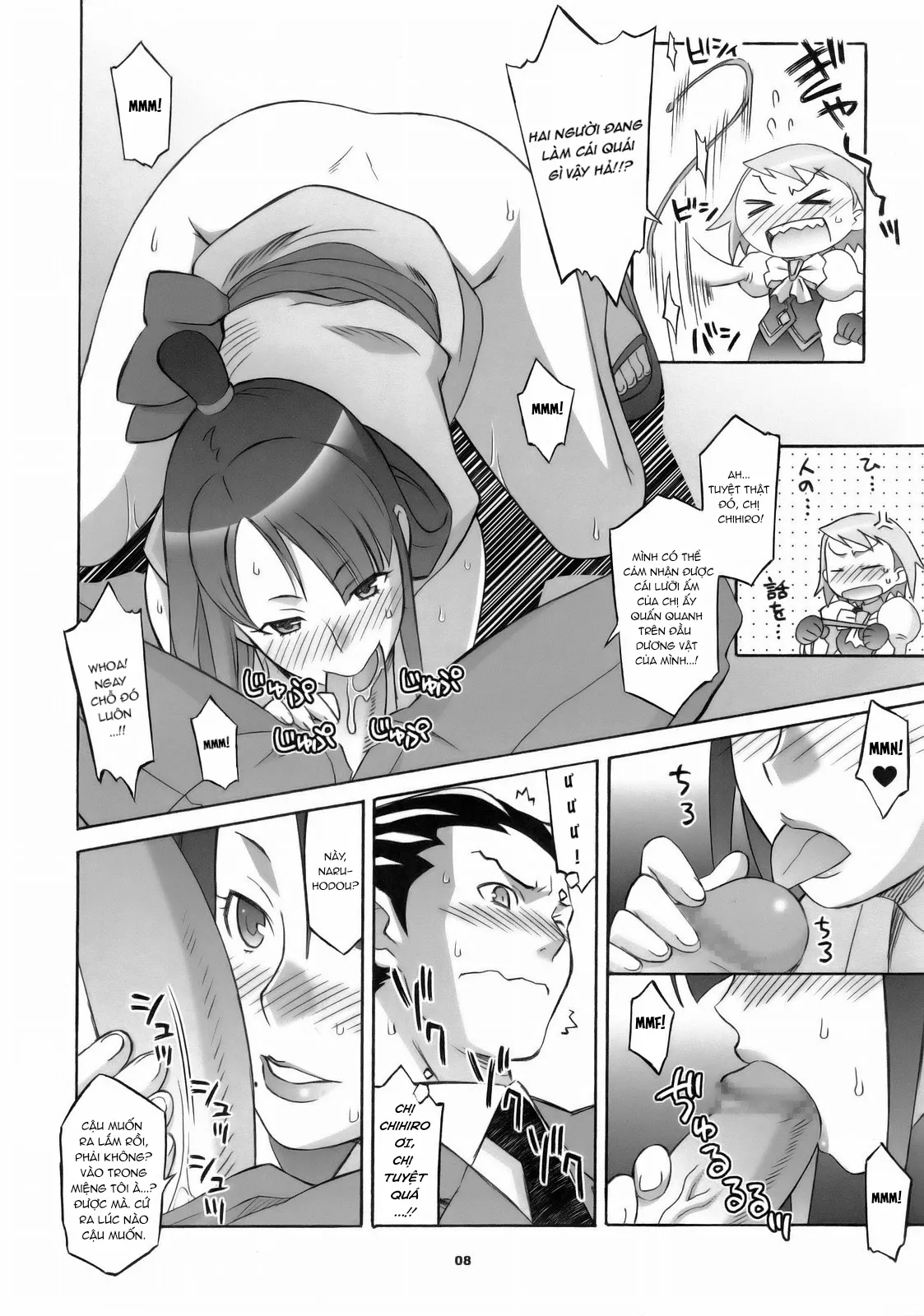HentaiVN.net - Ảnh 5 - Cuộc chơi trước phiên toà [Gyakuten Shainban] - Chap 1
