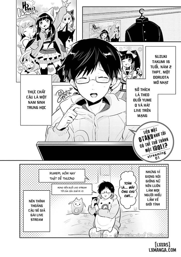HentaiVN.net - Ảnh 5 - Doruota no Boku desu ga Shinken ni Idol Mezashimasu!? - Chap 1
