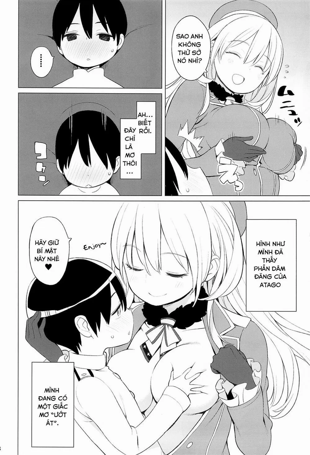 HentaiVN.net - Ảnh 5 - Atago to Chiisana Teitoku-san (Kantai Collection) - Chap 1