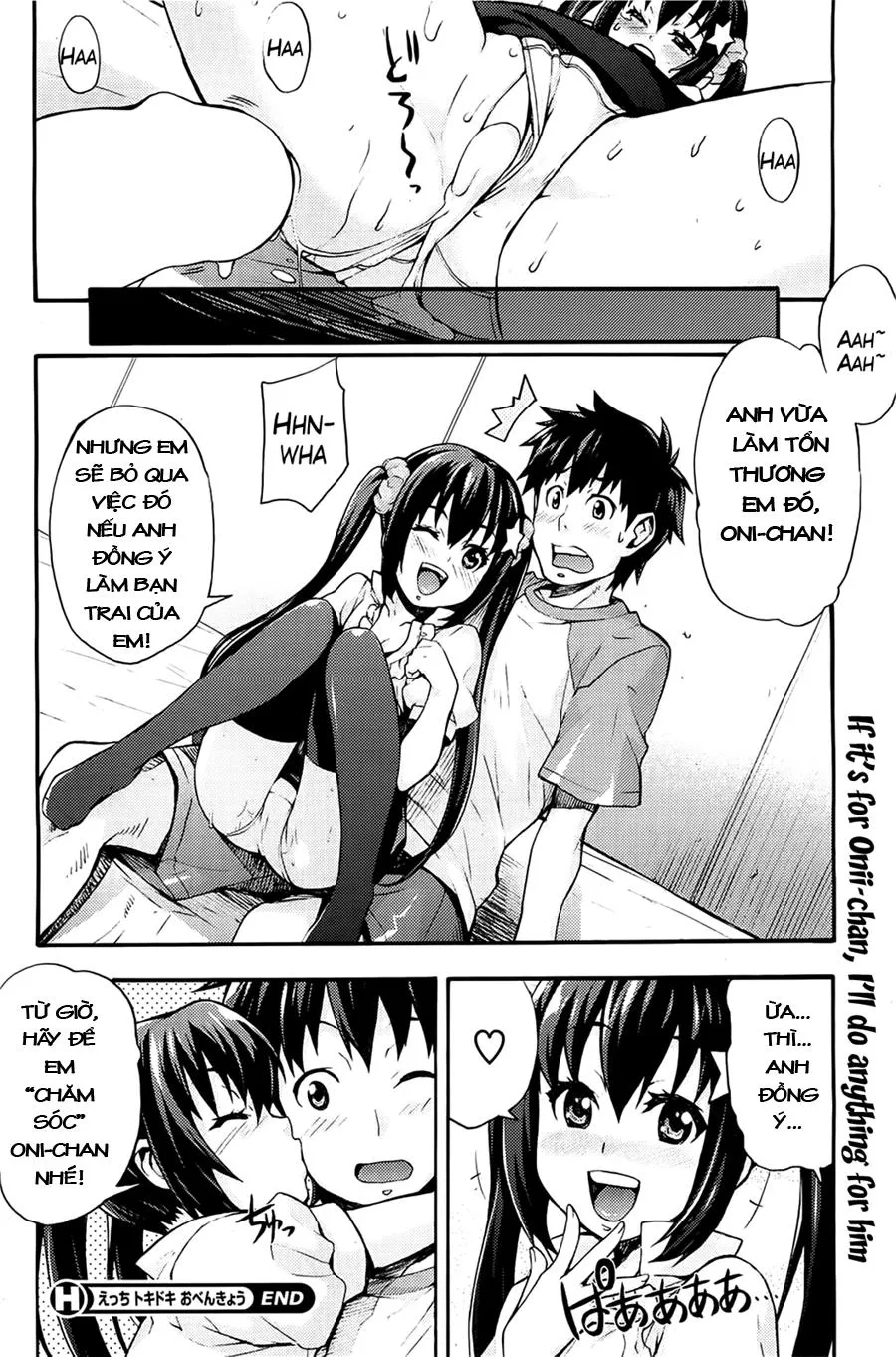 HentaiVN.net - Ảnh 20 - Ecchi Tokidoki Obenkyou - Chap 1