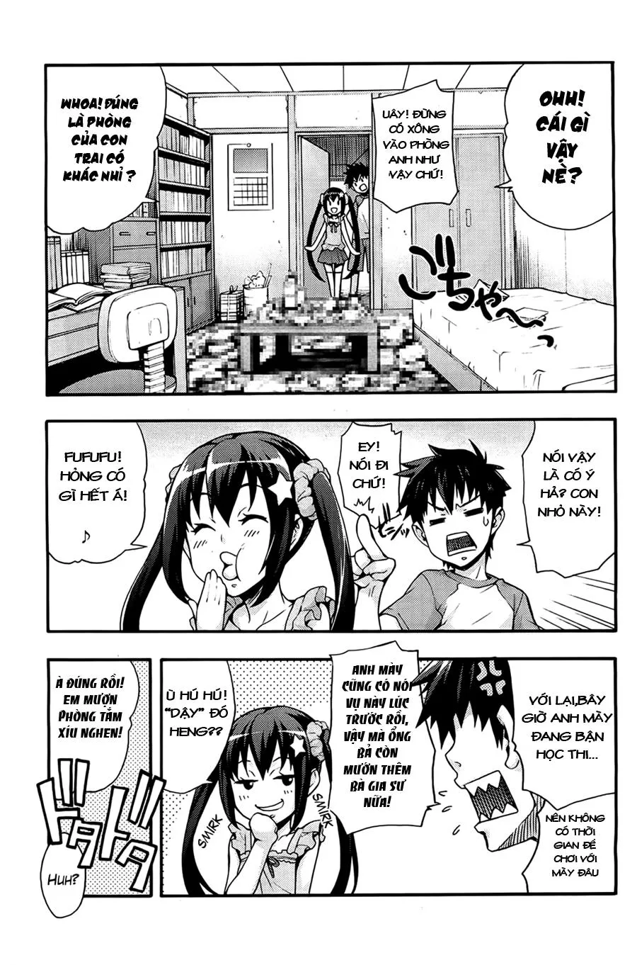 HentaiVN.net - Ảnh 3 - Ecchi Tokidoki Obenkyou - Chap 1