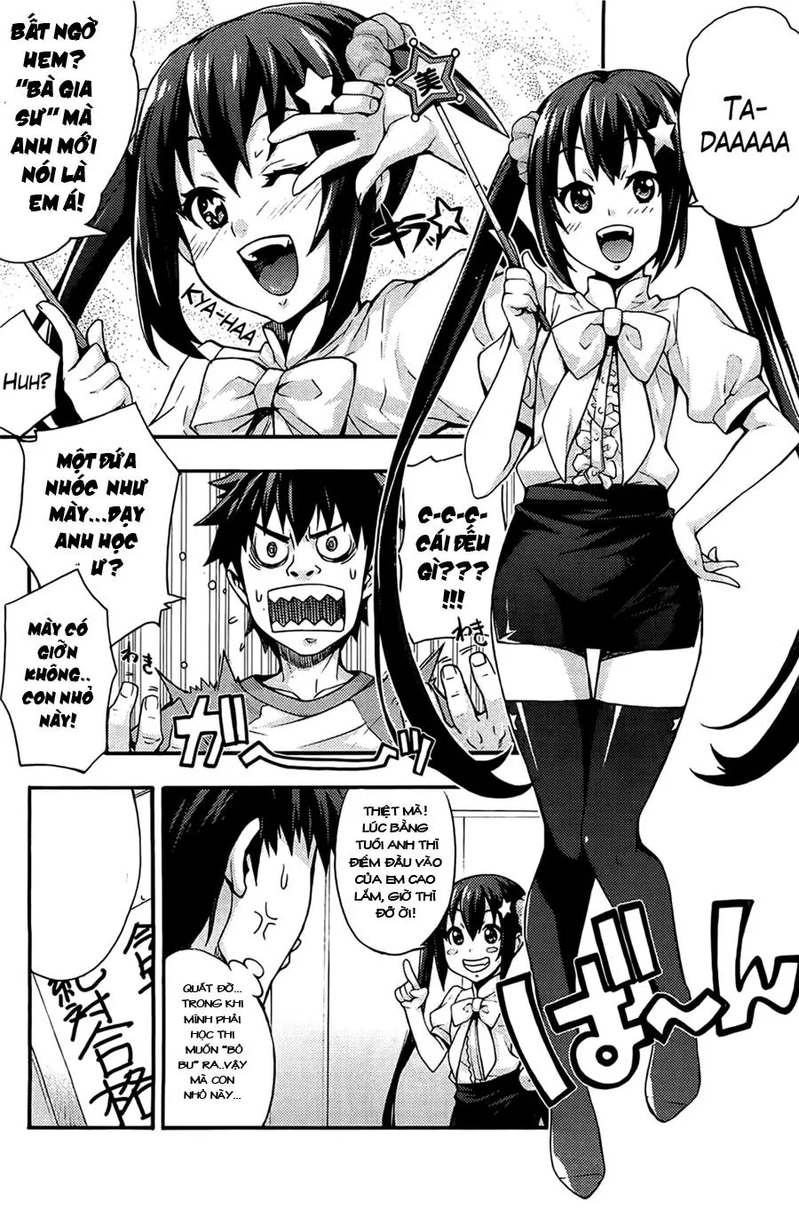 HentaiVN.net - Ảnh 4 - Ecchi Tokidoki Obenkyou - Chap 1