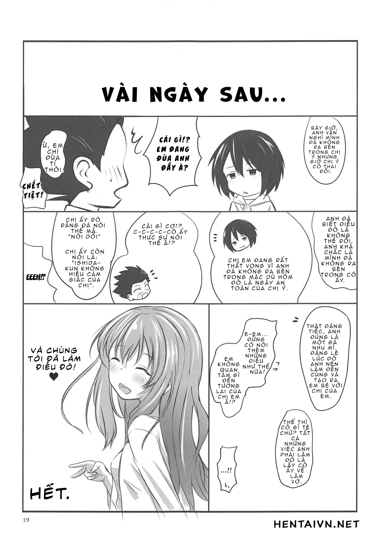 HentaiVN.net - Ảnh 18 - Đâu cần thanh âm nhưng anh với em vẫn có thể hòa làm một❤ [Shoutan to Shoutan (Koe no Katachi), ショーたんとしょーたん (聲の形)] - Chap 1