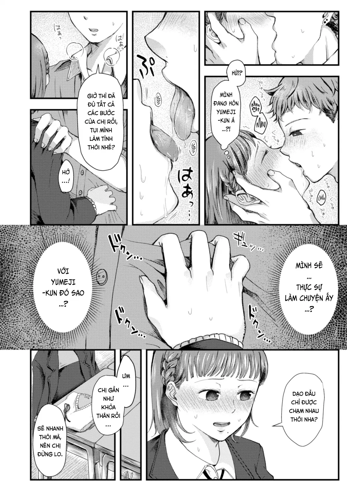 HentaiVN.net - Ảnh 7 - Cậu Chàng Khóa Sau Mà Chị Yêu... [The Junior I Like] - Chap 1