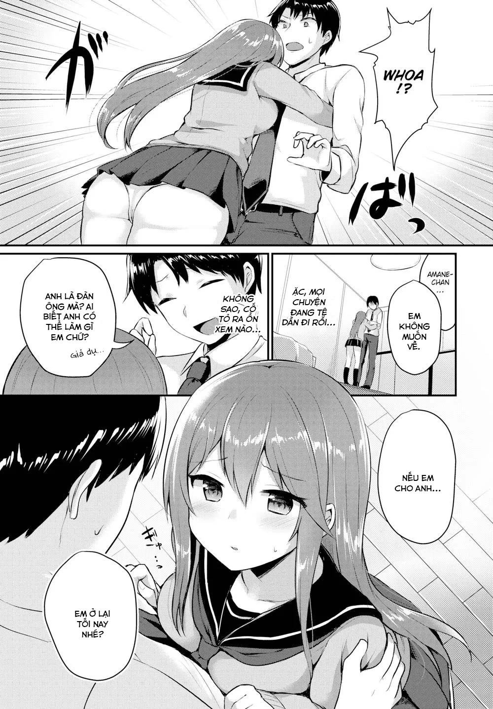 HentaiVN.net - Ảnh 6 - Em cần anh bảo vệ [Shelter] - Chap 1
