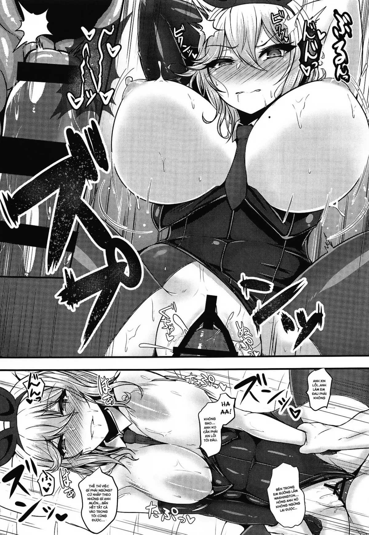 HentaiVN.net - Ảnh 9 - Welcome to Azuren Dosukebe club - Chap 1