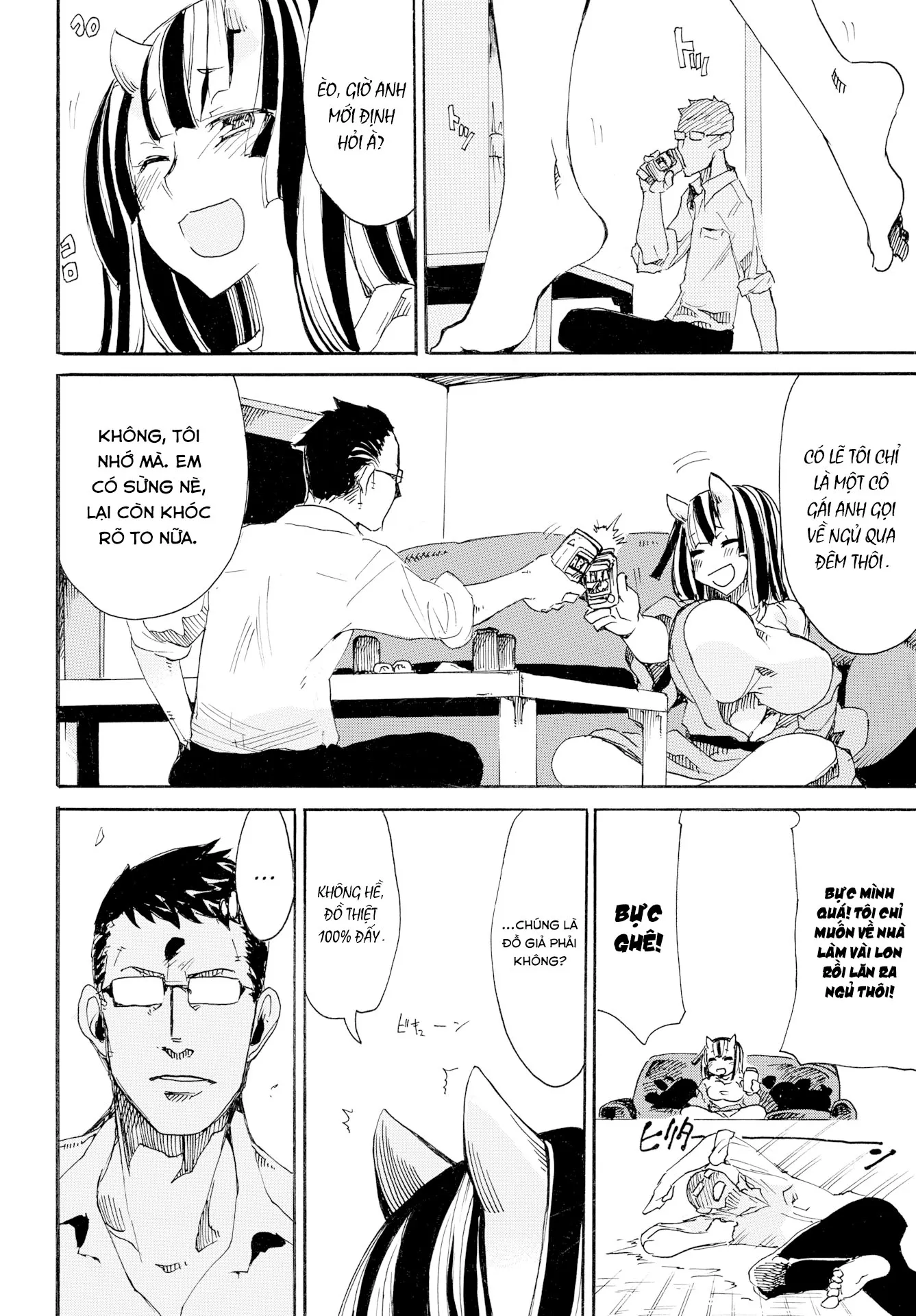 HentaiVN.net - Ảnh 6 - The Oni in the Room - Chap 1