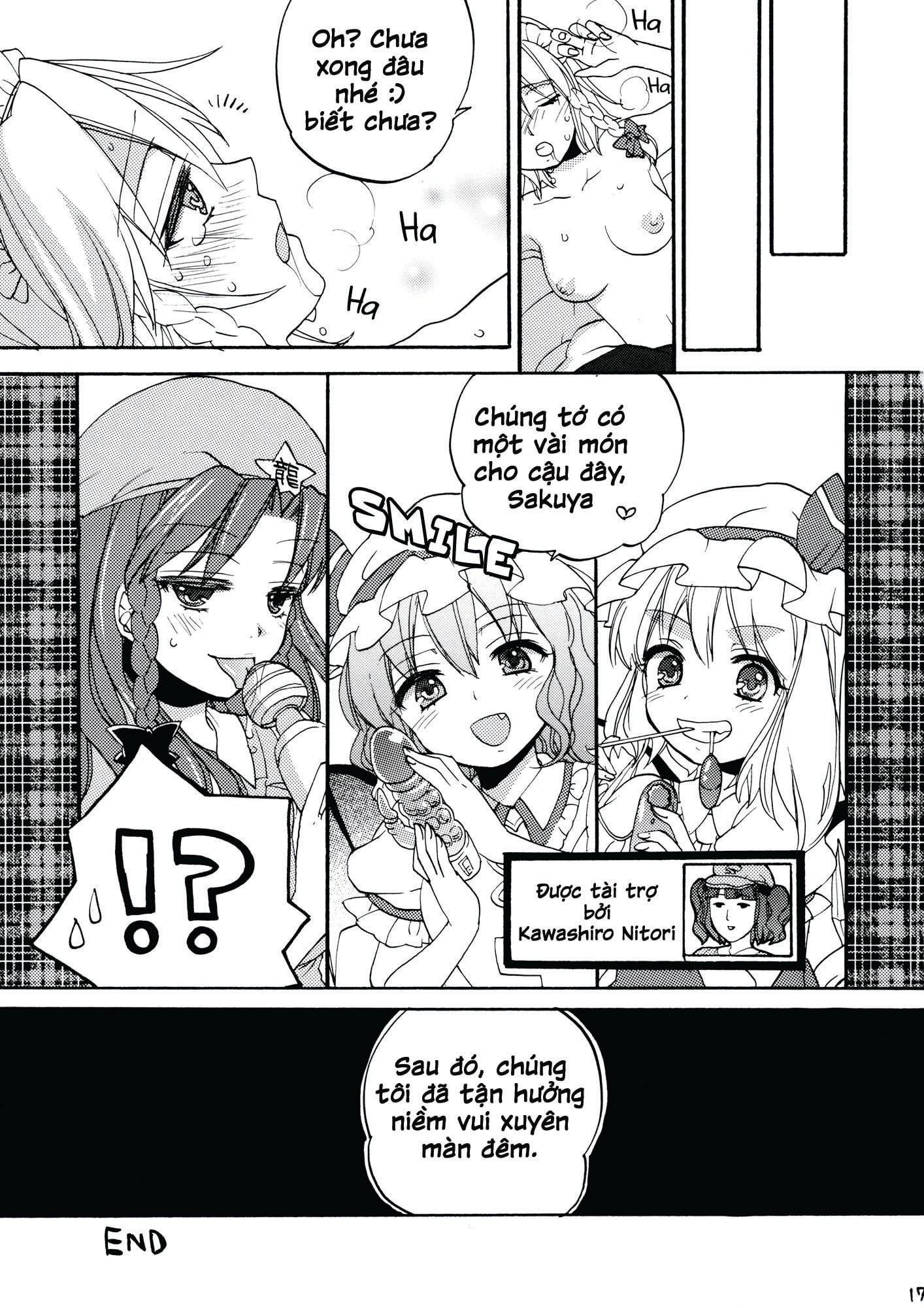 HentaiVN.net - Ảnh 17 - Maids Have No Privacy (Touhou Project) [Maid Ni Private Wa Arimasen] - Chap 1