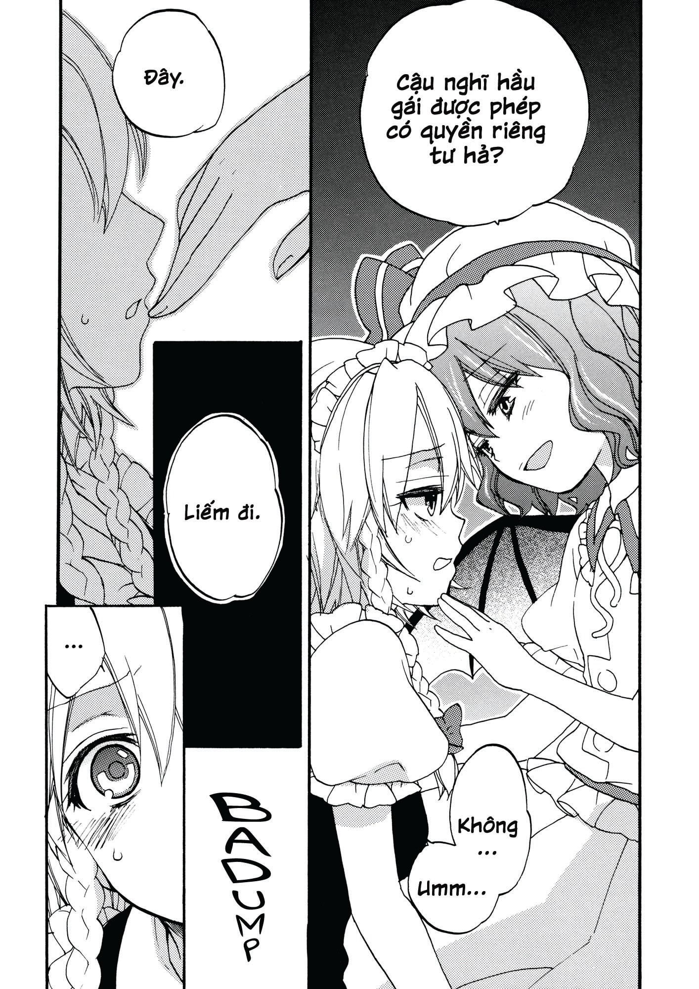 HentaiVN.net - Ảnh 6 - Maids Have No Privacy (Touhou Project) [Maid Ni Private Wa Arimasen] - Chap 1
