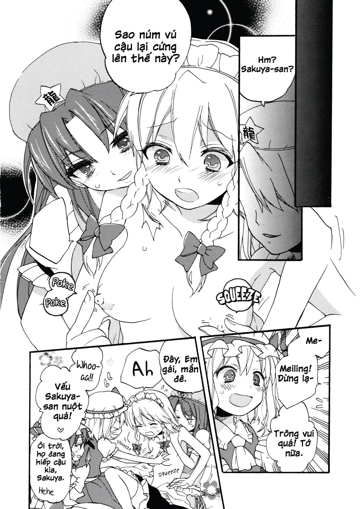 HentaiVN.net - Ảnh 8 - Maids Have No Privacy (Touhou Project) [Maid Ni Private Wa Arimasen] - Chap 1