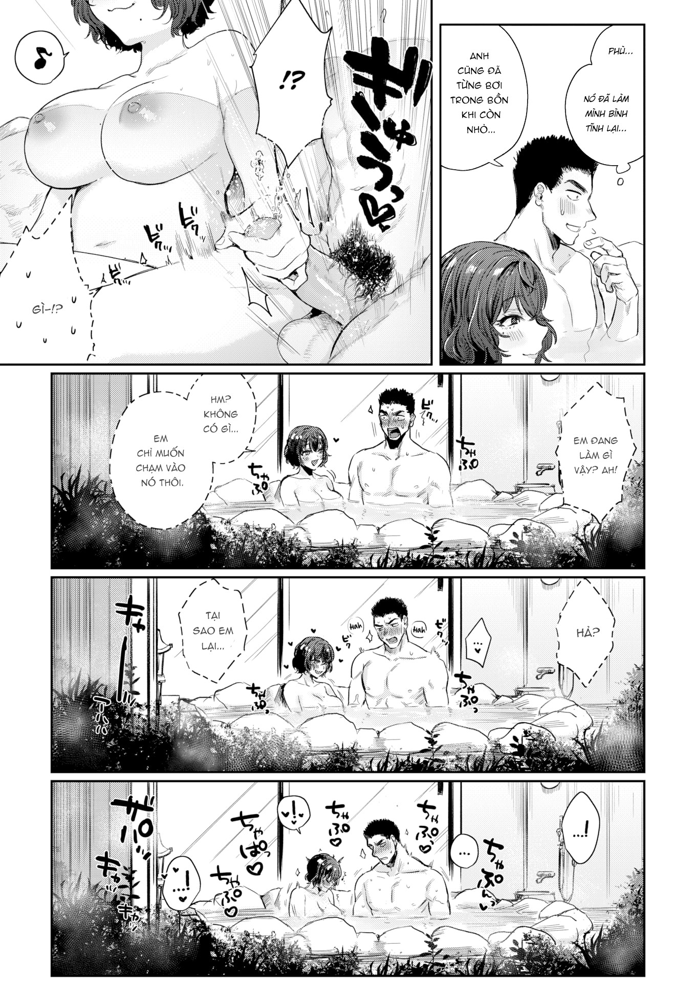 HentaiVN.net - Ảnh 5 - Bông Hoa Trong Phòng Tắm - Chap 1