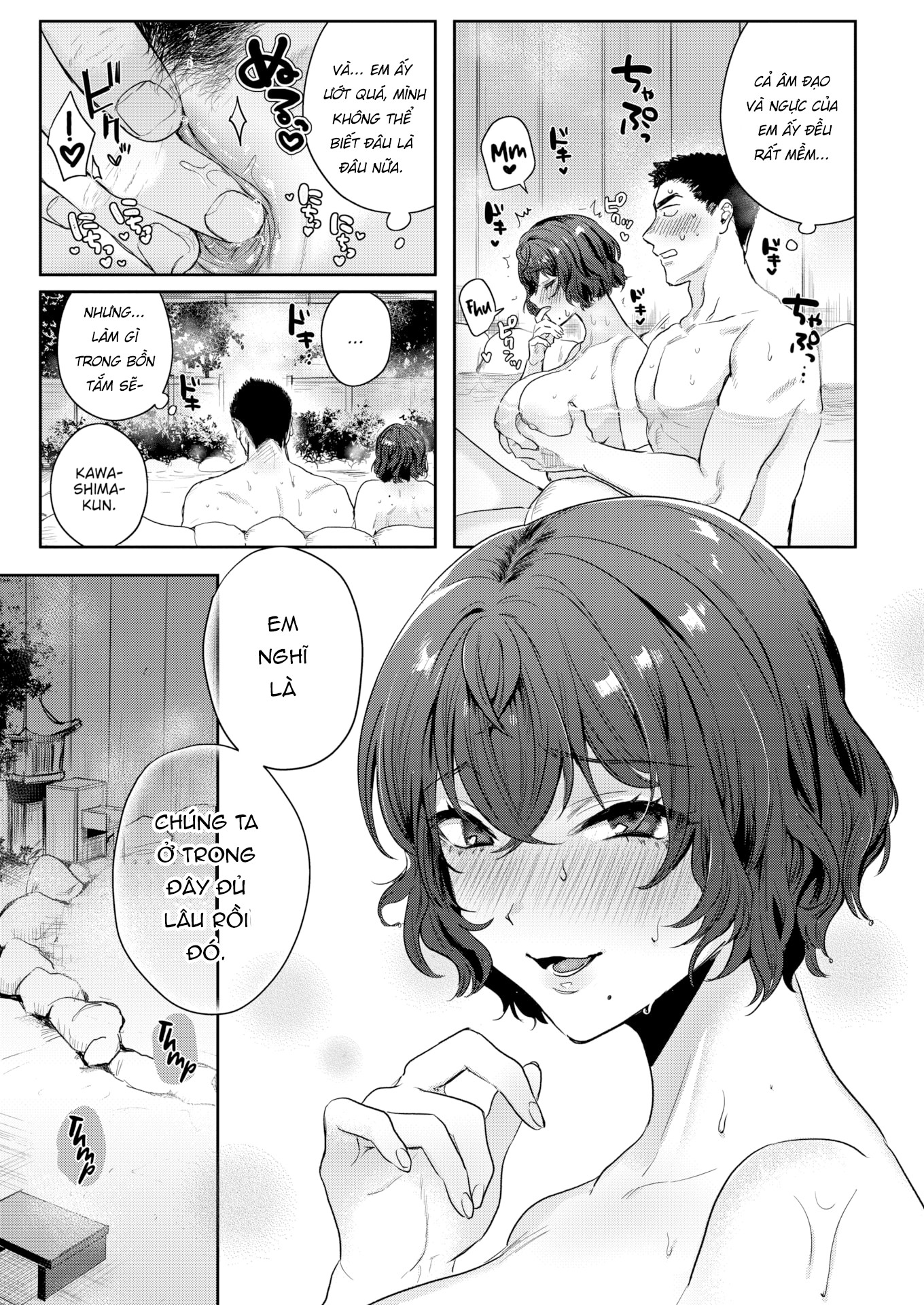 HentaiVN.net - Ảnh 7 - Bông Hoa Trong Phòng Tắm - Chap 1