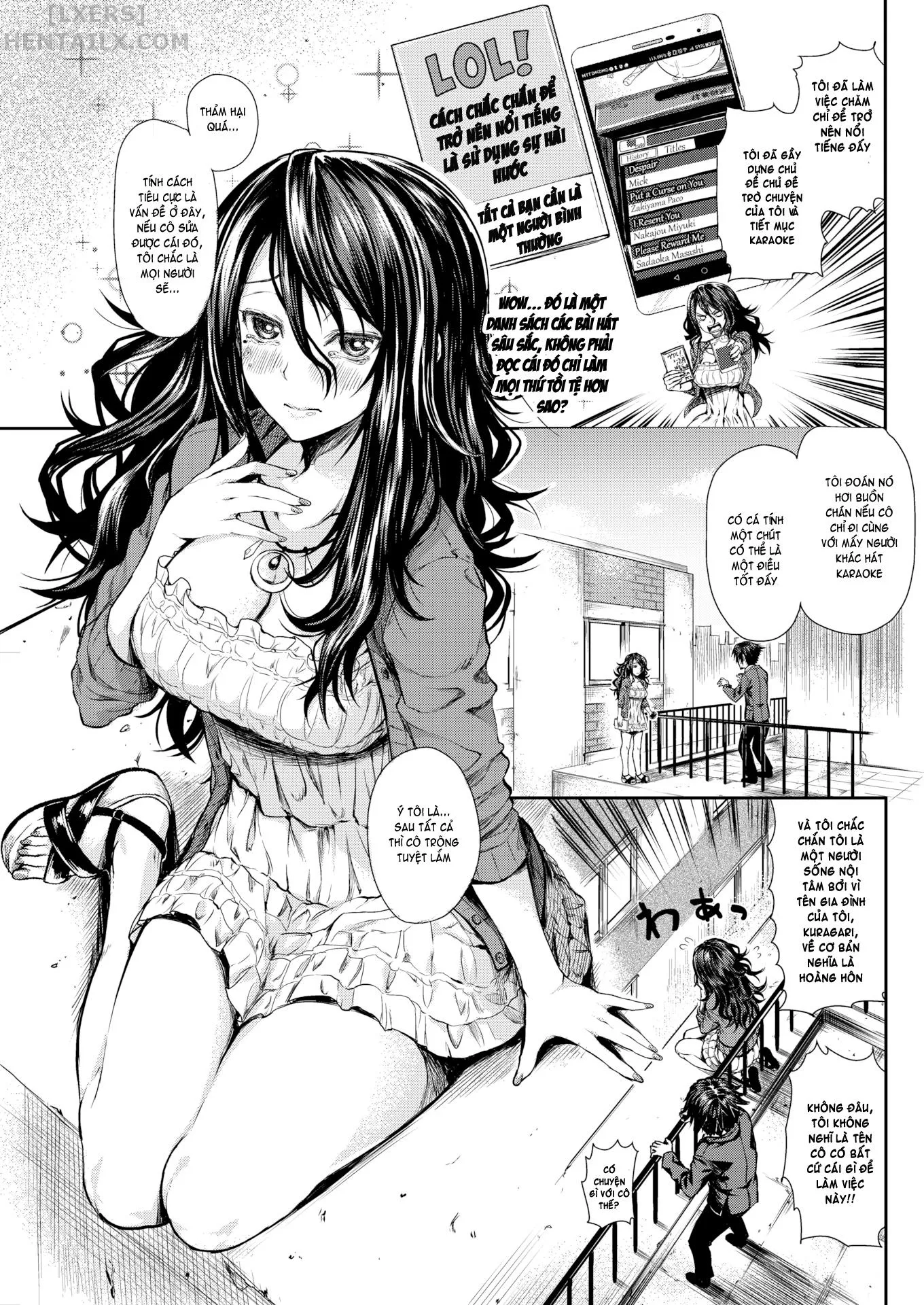 HentaiVN.net - Ảnh 4 - Before You Jump Off [Comic Kairakuten 2017-02] - Chap 1