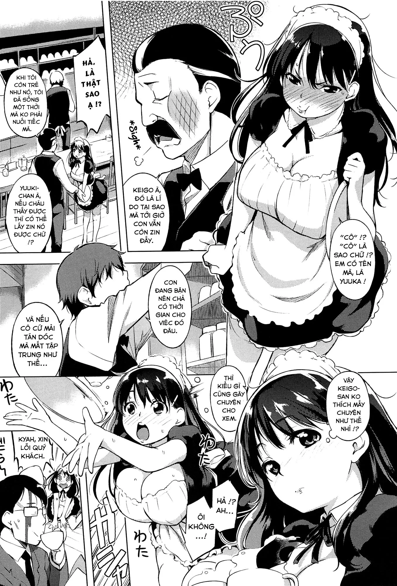HentaiVN.net - Ảnh 3 - Noumitsu Café [Rich Nectar Café] - Chap 1