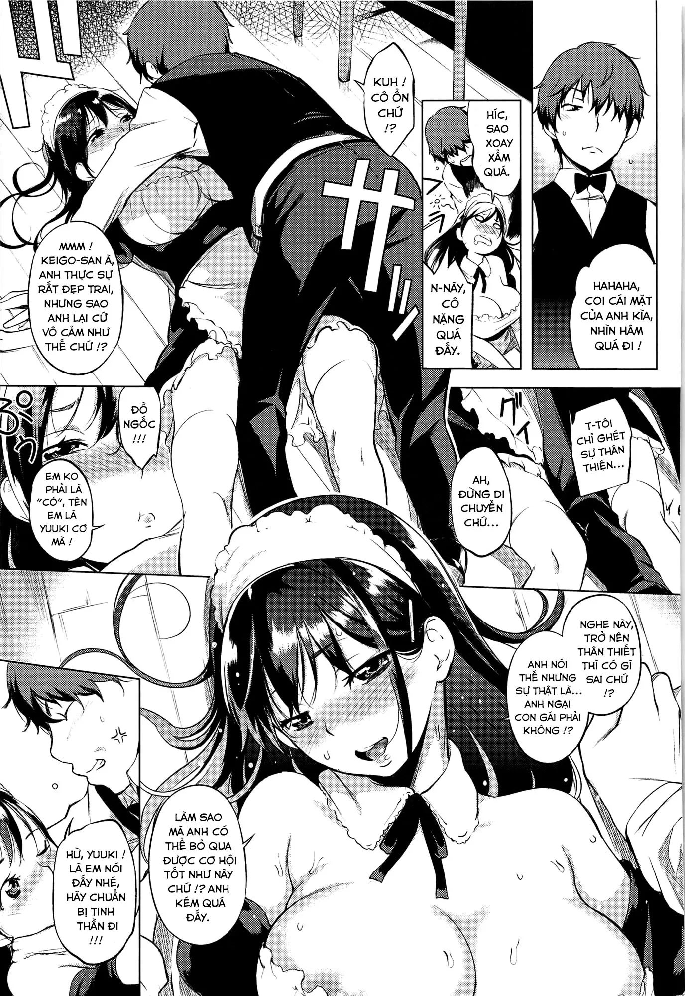 HentaiVN.net - Ảnh 6 - Noumitsu Café [Rich Nectar Café] - Chap 1