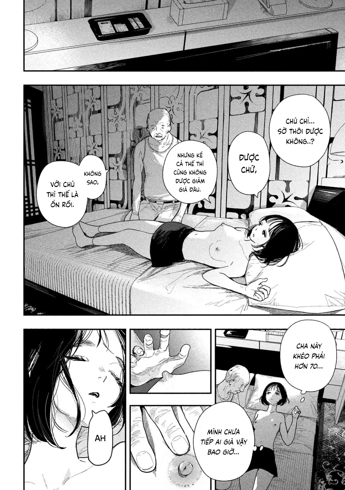 HentaiVN.net - Ảnh 5 - Những chú cá bơi trong đêm [夜を泳ぐ魚たちは] - Chap 1
