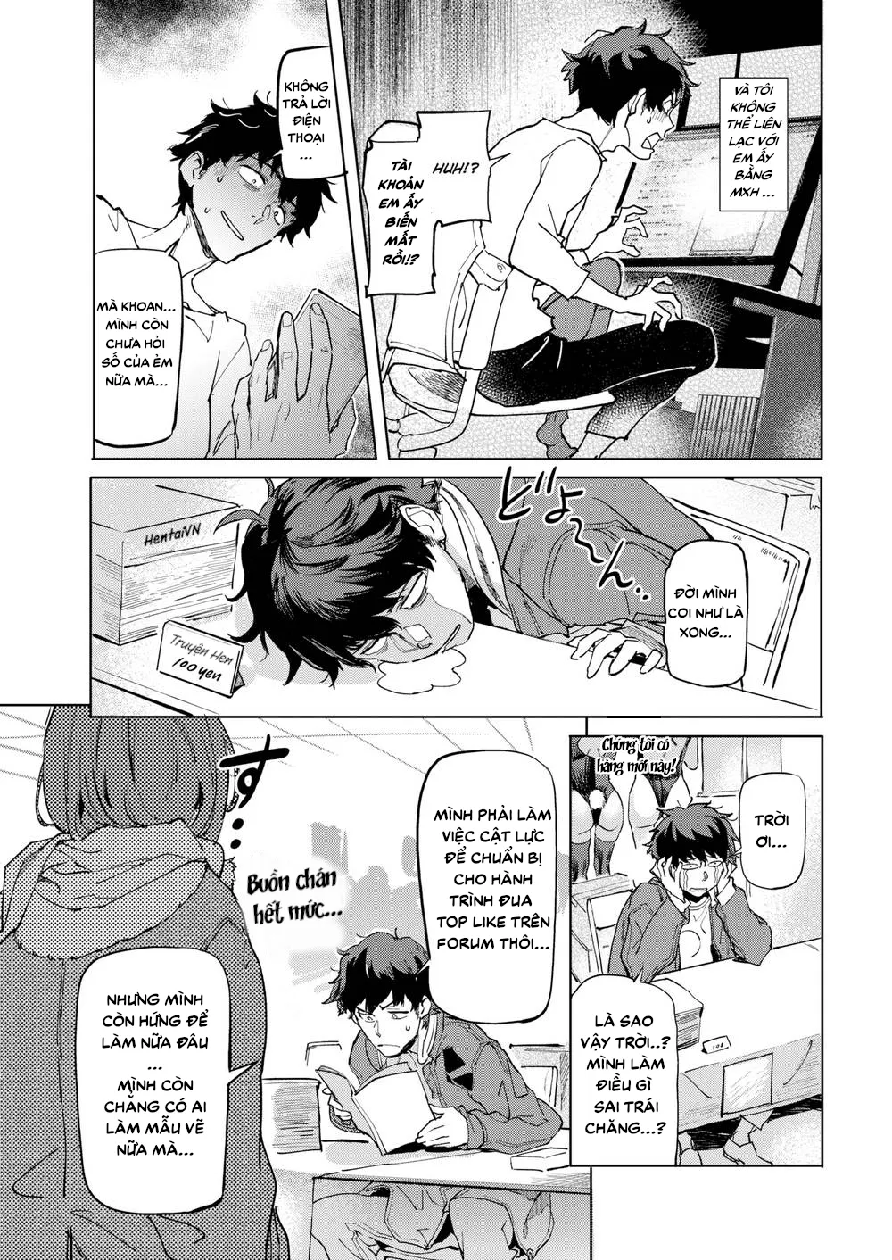 HentaiVN.net - Ảnh 22 - Đằng sau màn hình ấy là cô gái ngốc đáng yêu! [Offline Banger] - Chap 1