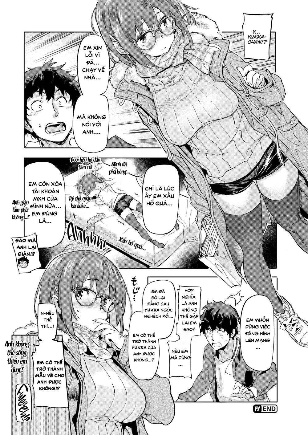 HentaiVN.net - Ảnh 23 - Đằng sau màn hình ấy là cô gái ngốc đáng yêu! [Offline Banger] - Chap 1