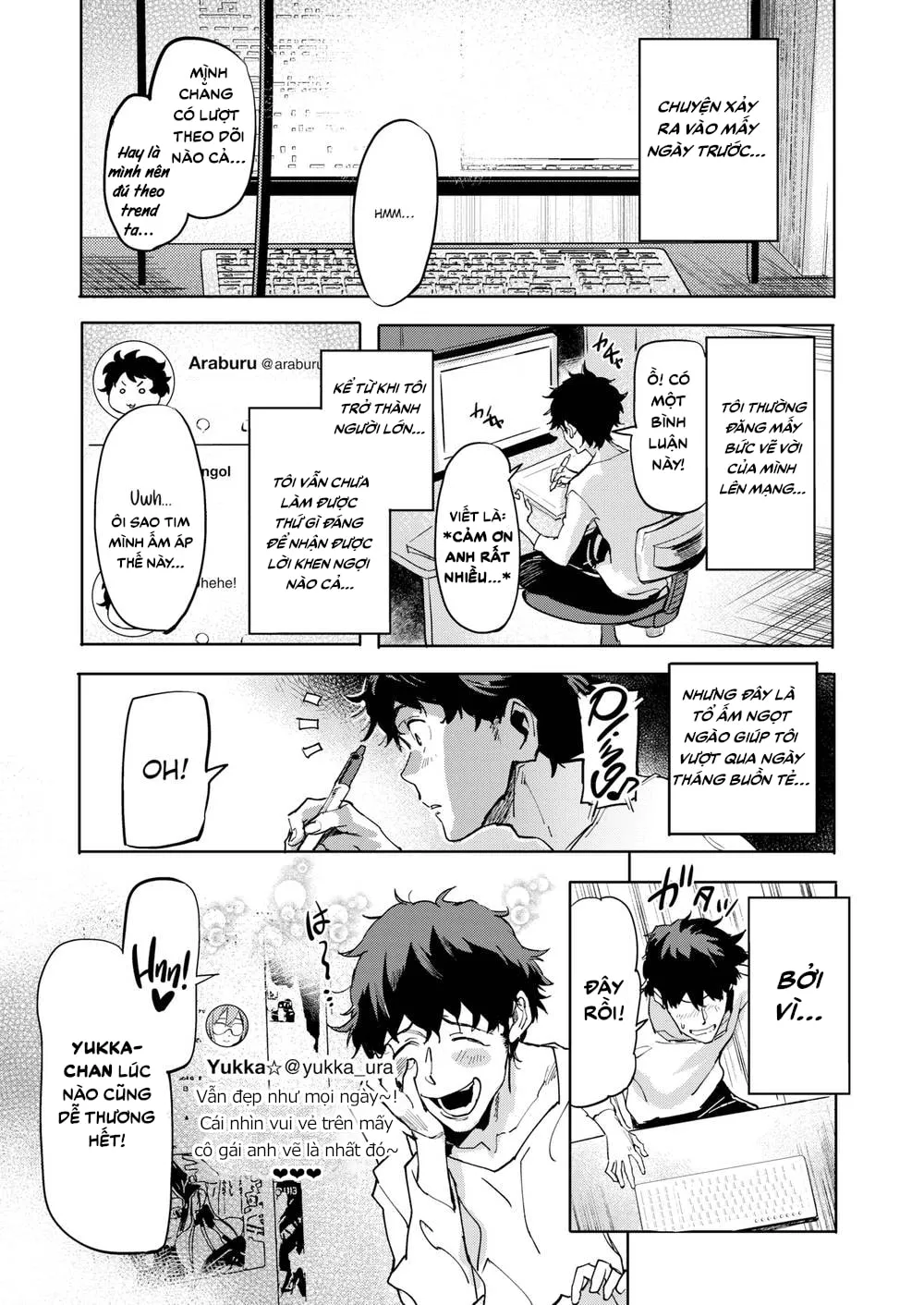 HentaiVN.net - Ảnh 3 - Đằng sau màn hình ấy là cô gái ngốc đáng yêu! [Offline Banger] - Chap 1