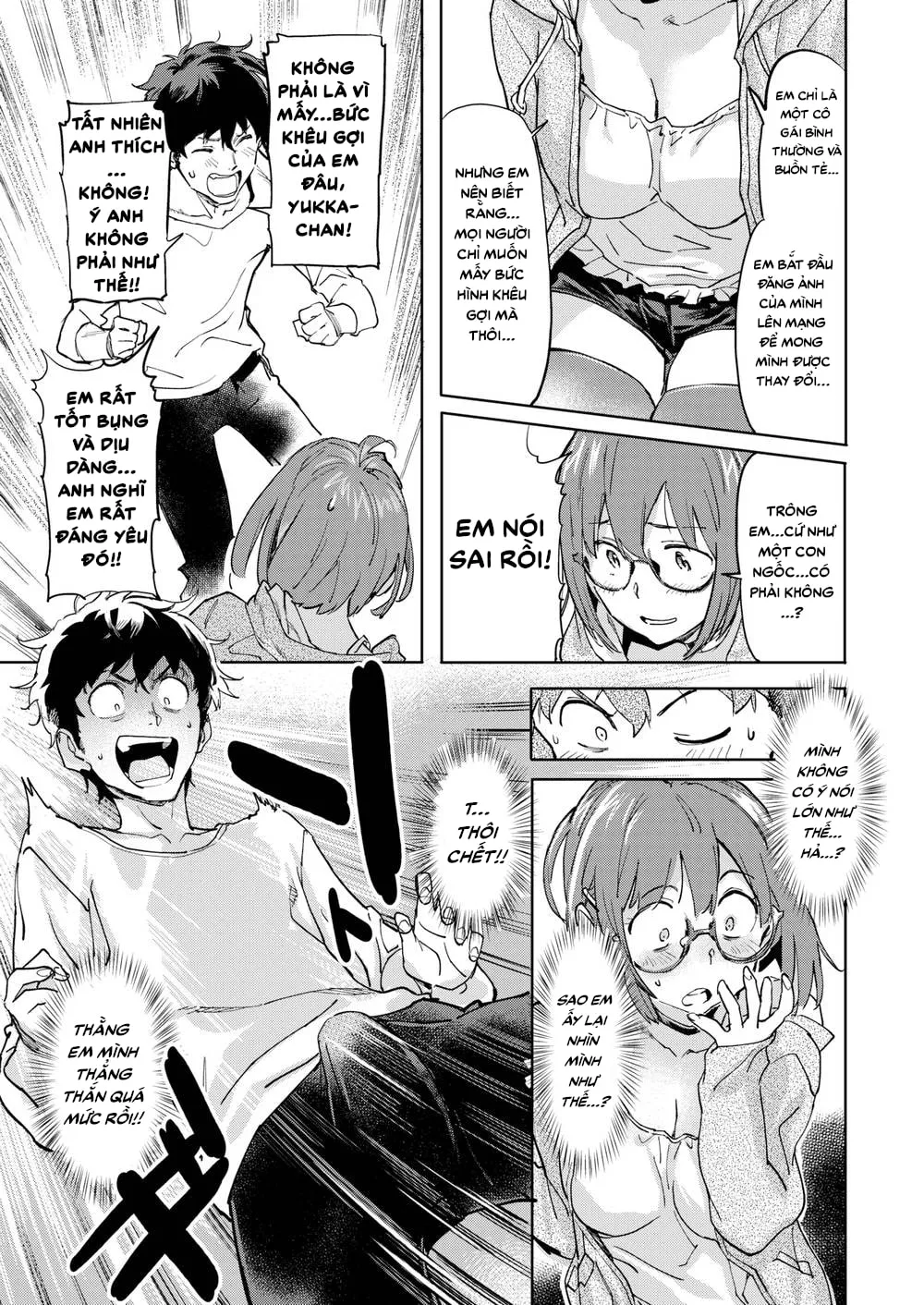 HentaiVN.net - Ảnh 8 - Đằng sau màn hình ấy là cô gái ngốc đáng yêu! [Offline Banger] - Chap 1