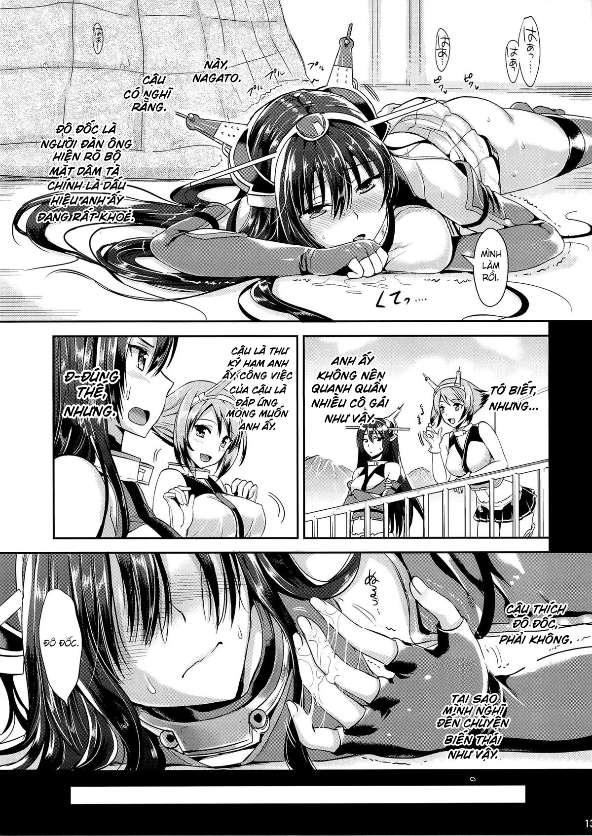 HentaiVN.net - Ảnh 13 - Senkan Nagato to Hentai Teitoku (Kantai Collection -KanColle-) [戦艦長門と変態提督 (艦隊これくしょん -艦これ-)] - Chap 1