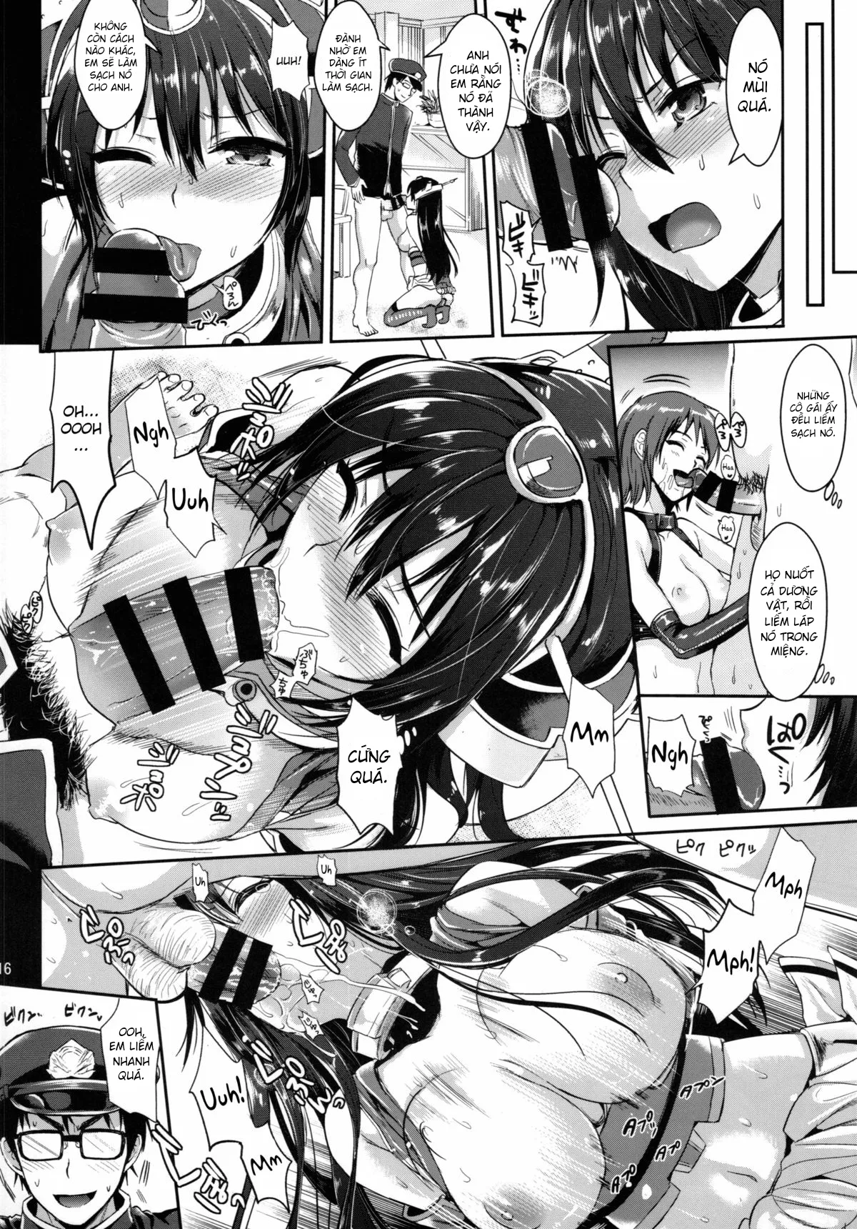 HentaiVN.net - Ảnh 16 - Senkan Nagato to Hentai Teitoku (Kantai Collection -KanColle-) [戦艦長門と変態提督 (艦隊これくしょん -艦これ-)] - Chap 1