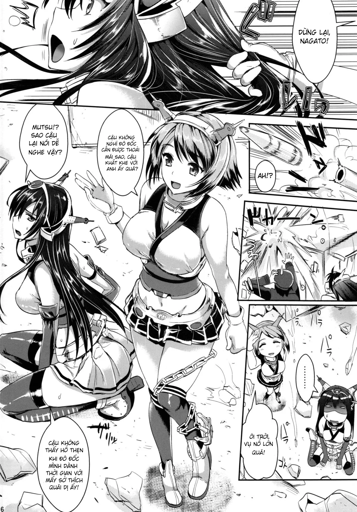 HentaiVN.net - Ảnh 6 - Senkan Nagato to Hentai Teitoku (Kantai Collection -KanColle-) [戦艦長門と変態提督 (艦隊これくしょん -艦これ-)] - Chap 1