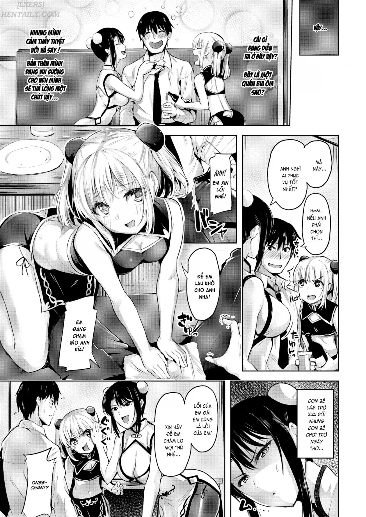 HentaiVN.net - Ảnh 10 - Do the Well-Fed Sisters - Chap 2