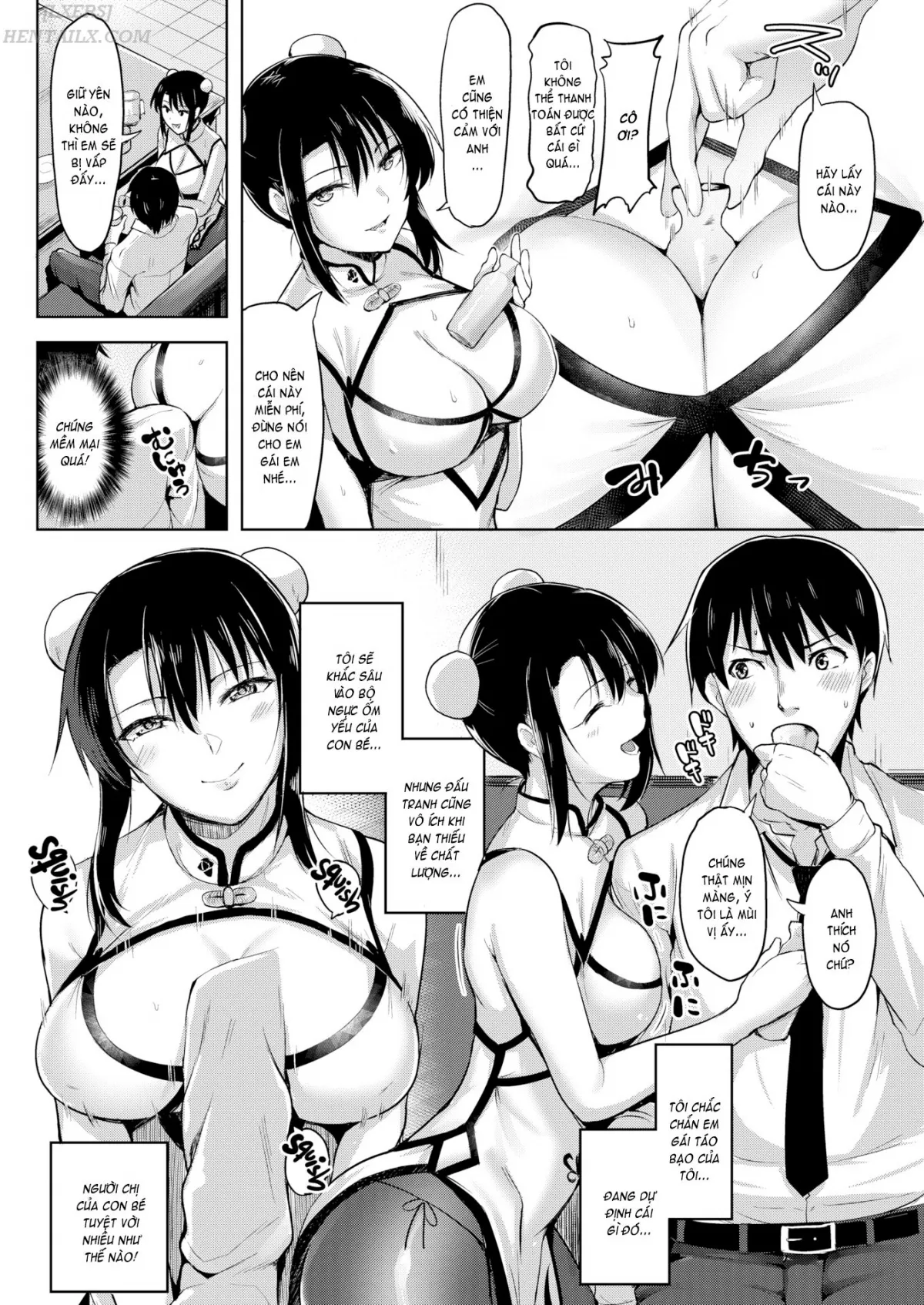 HentaiVN.net - Ảnh 9 - Do the Well-Fed Sisters - Chap 2