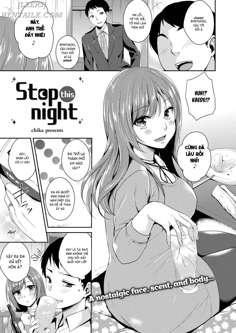 HentaiVN.net - Ảnh 4 - Stop This Night [Comic X-Eros #54] - Chap 1