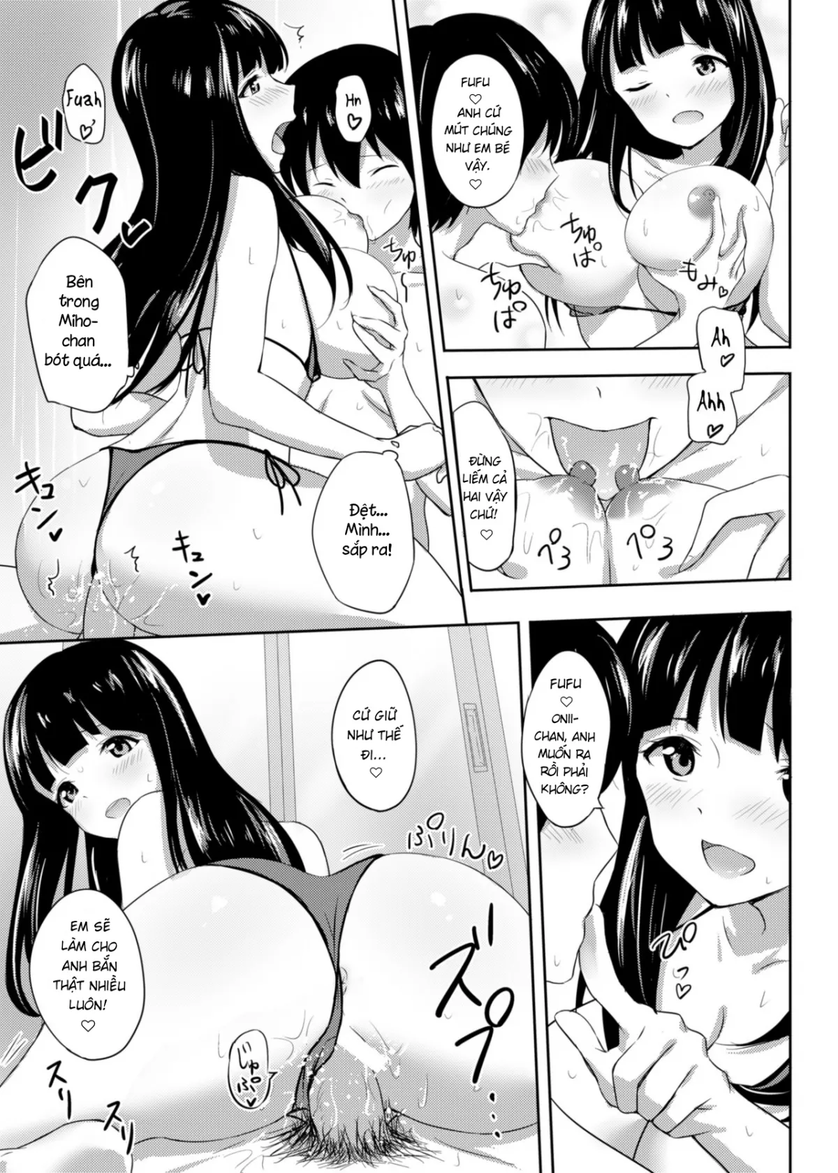 HentaiVN.net - Ảnh 12 - Món Quà Của Miho- chan [Hatsujou Iede Musume ~Shinseki JK Miho-chan no Gohoushi Seikatsu~] - Chap 1