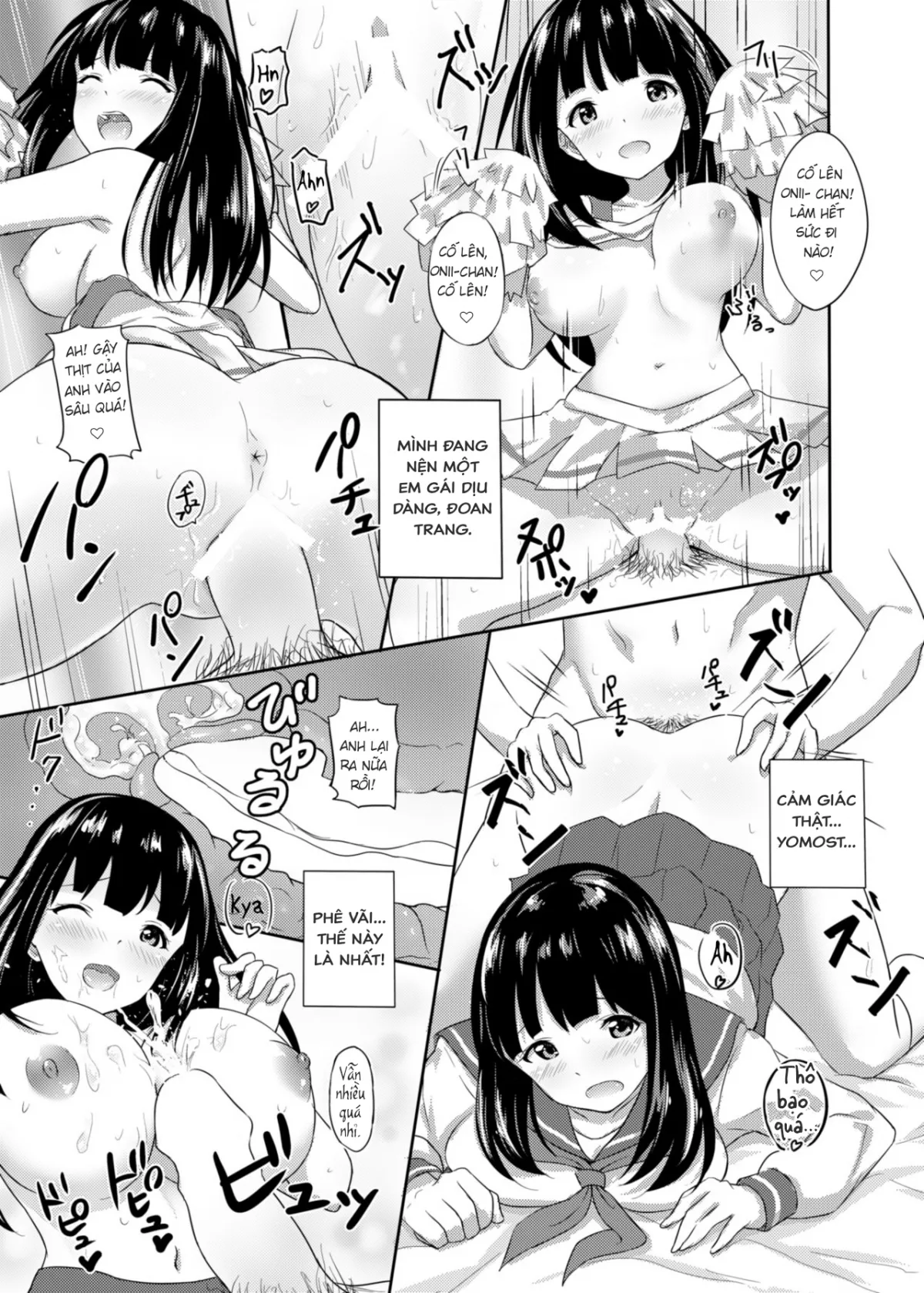HentaiVN.net - Ảnh 20 - Món Quà Của Miho- chan [Hatsujou Iede Musume ~Shinseki JK Miho-chan no Gohoushi Seikatsu~] - Chap 1