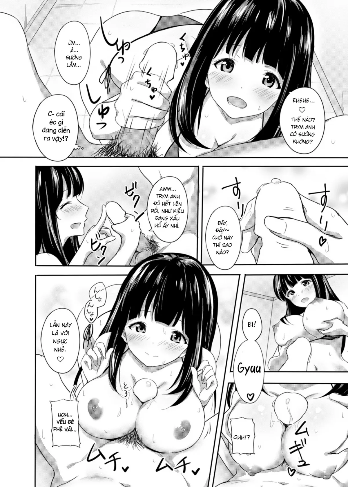HentaiVN.net - Ảnh 7 - Món Quà Của Miho- chan [Hatsujou Iede Musume ~Shinseki JK Miho-chan no Gohoushi Seikatsu~] - Chap 1