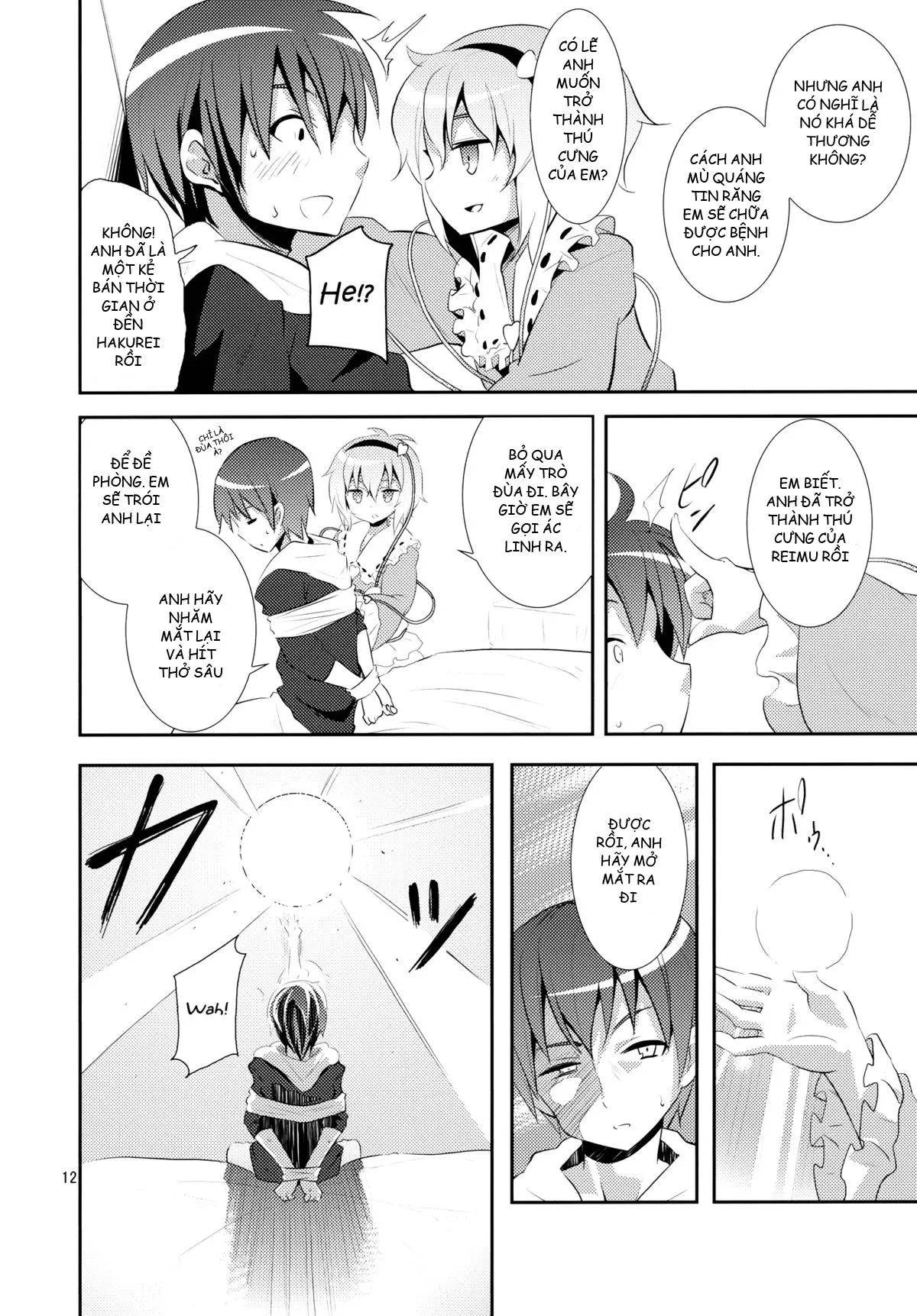 HentaiVN.net - Ảnh 11 - Satori Can't Make Many Friends (Touhou Project) [Satori không thể kết bạn] - Chap 1
