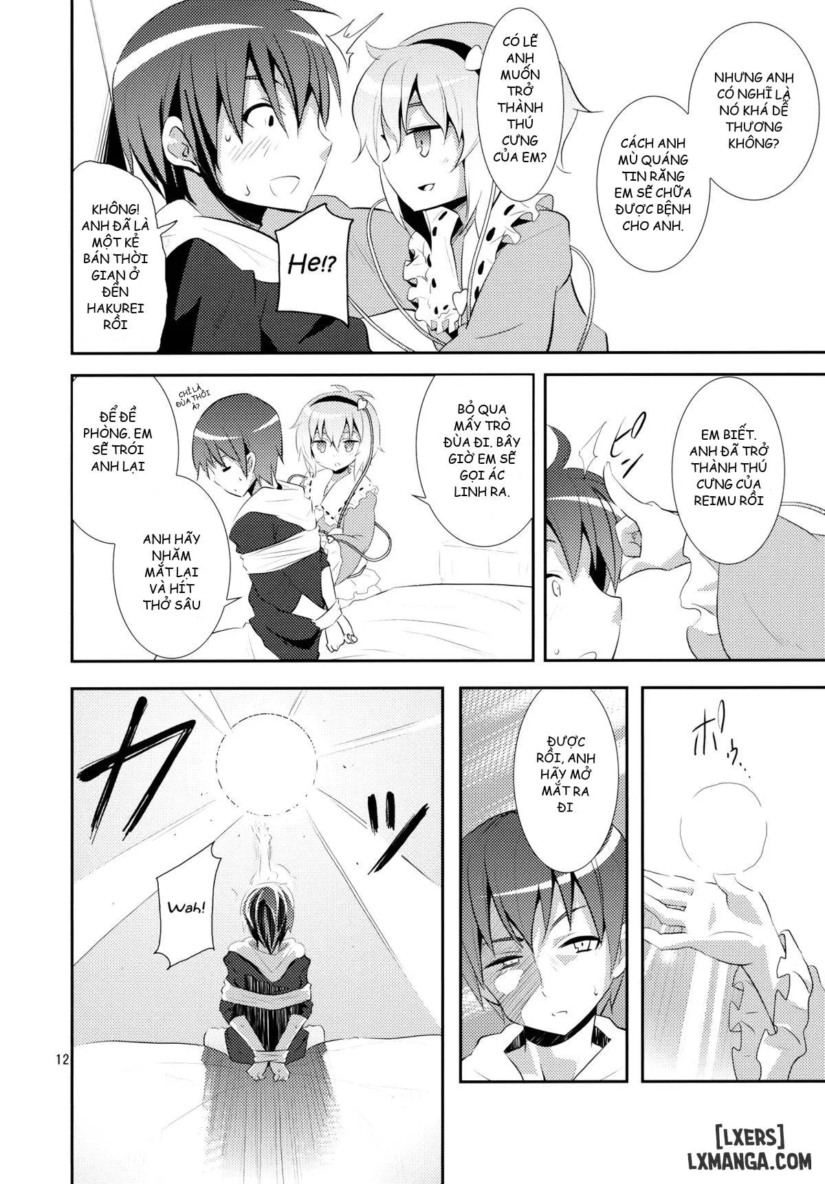 HentaiVN.net - Ảnh 11 - Satori Can't Make Many Friends (Touhou Project) [Satori không thể kết bạn] - Chap 2
