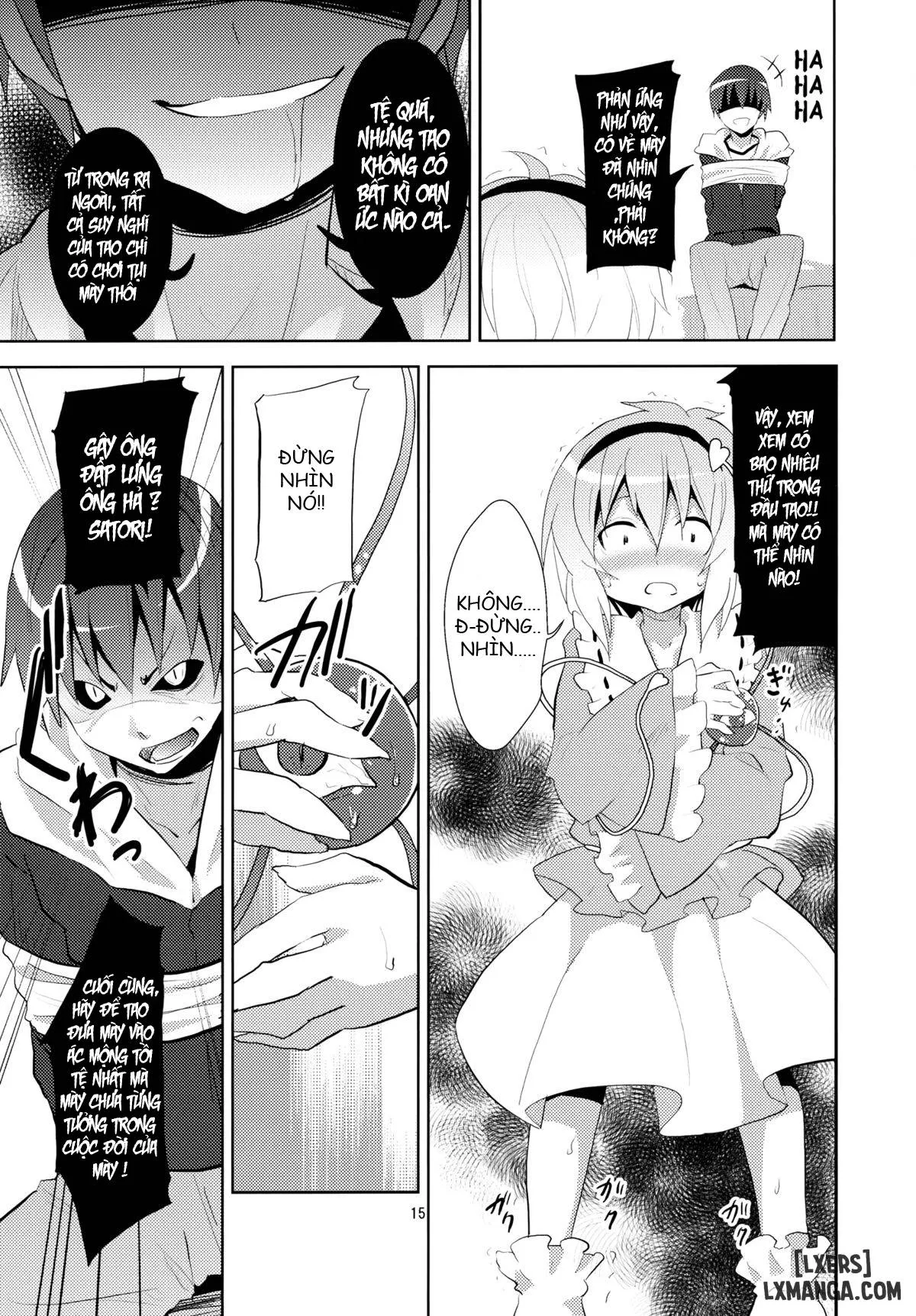 HentaiVN.net - Ảnh 14 - Satori Can't Make Many Friends (Touhou Project) [Satori không thể kết bạn] - Chap 2